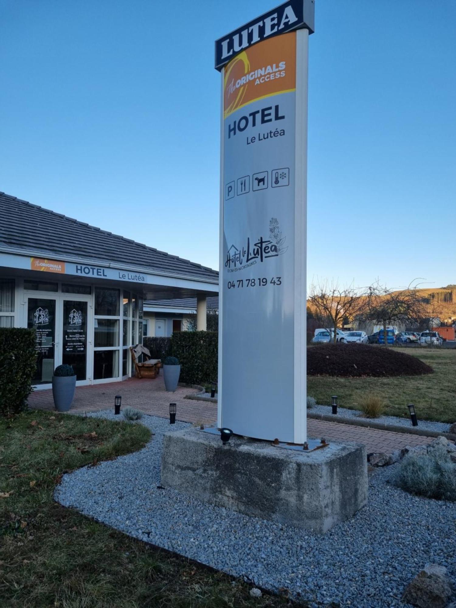 Lutea Hotel Riom-ès-Montagne Exterior foto